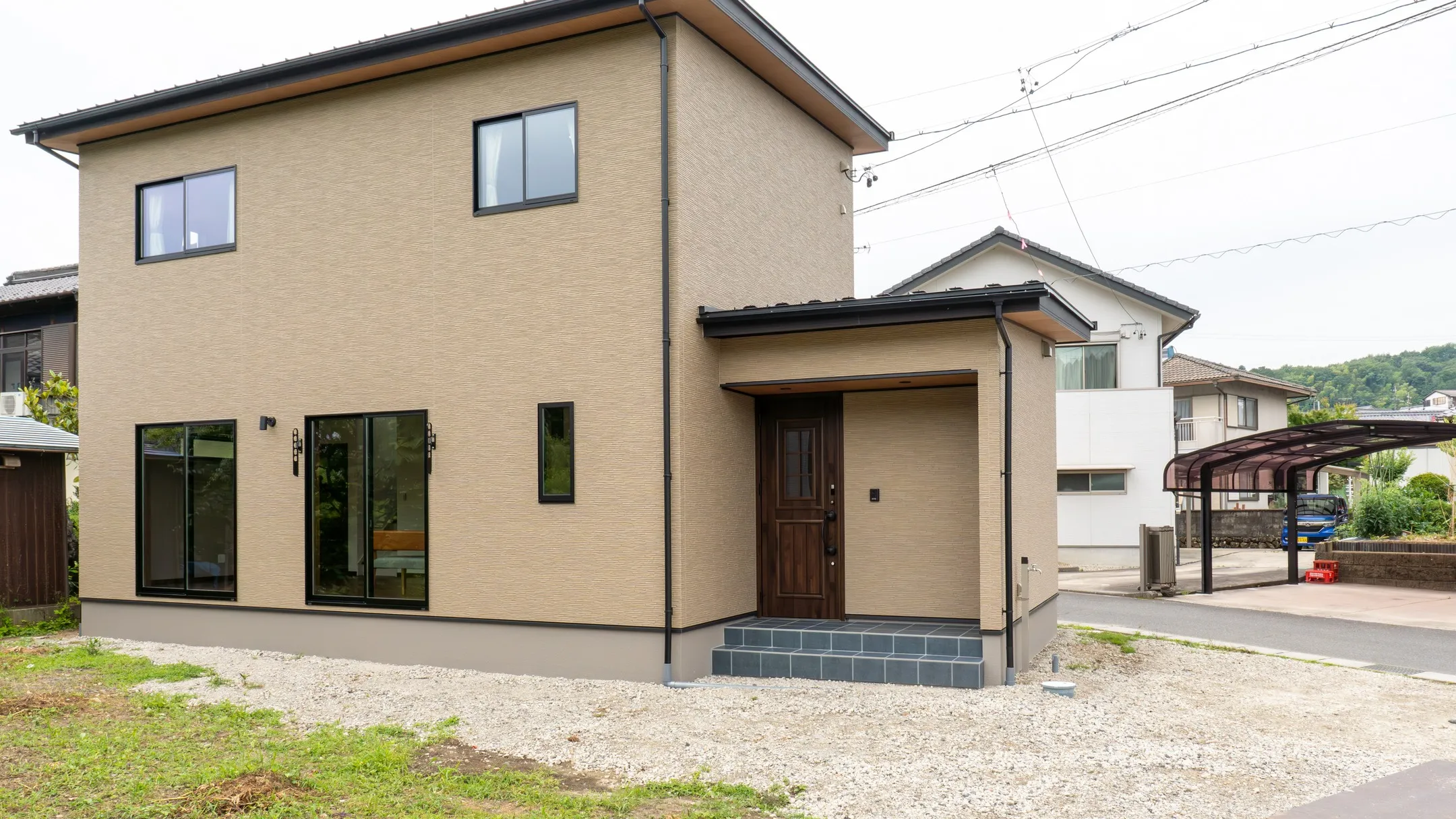 いろはいえの外壁はサイディングを採用しています。