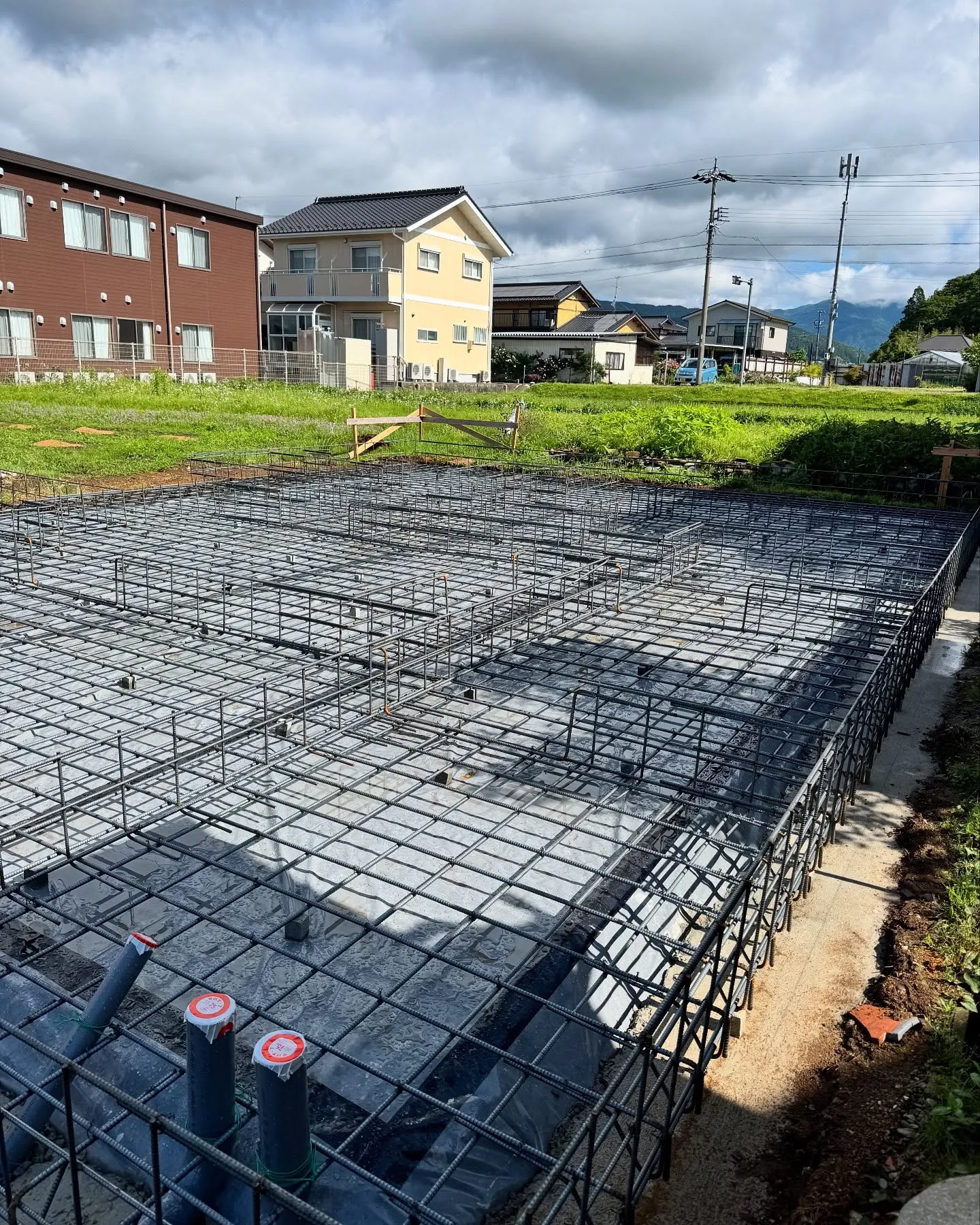 基礎工事も中盤です。