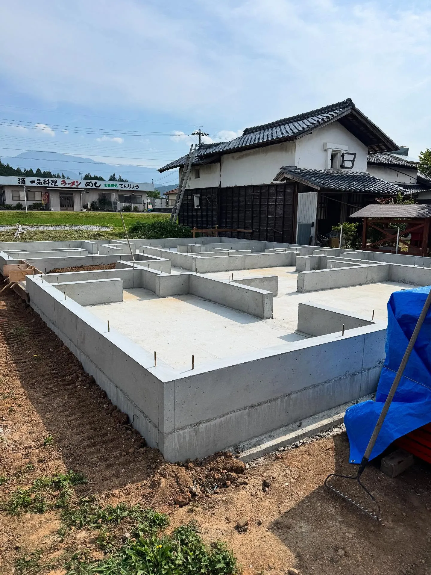 基礎工事も終盤です。