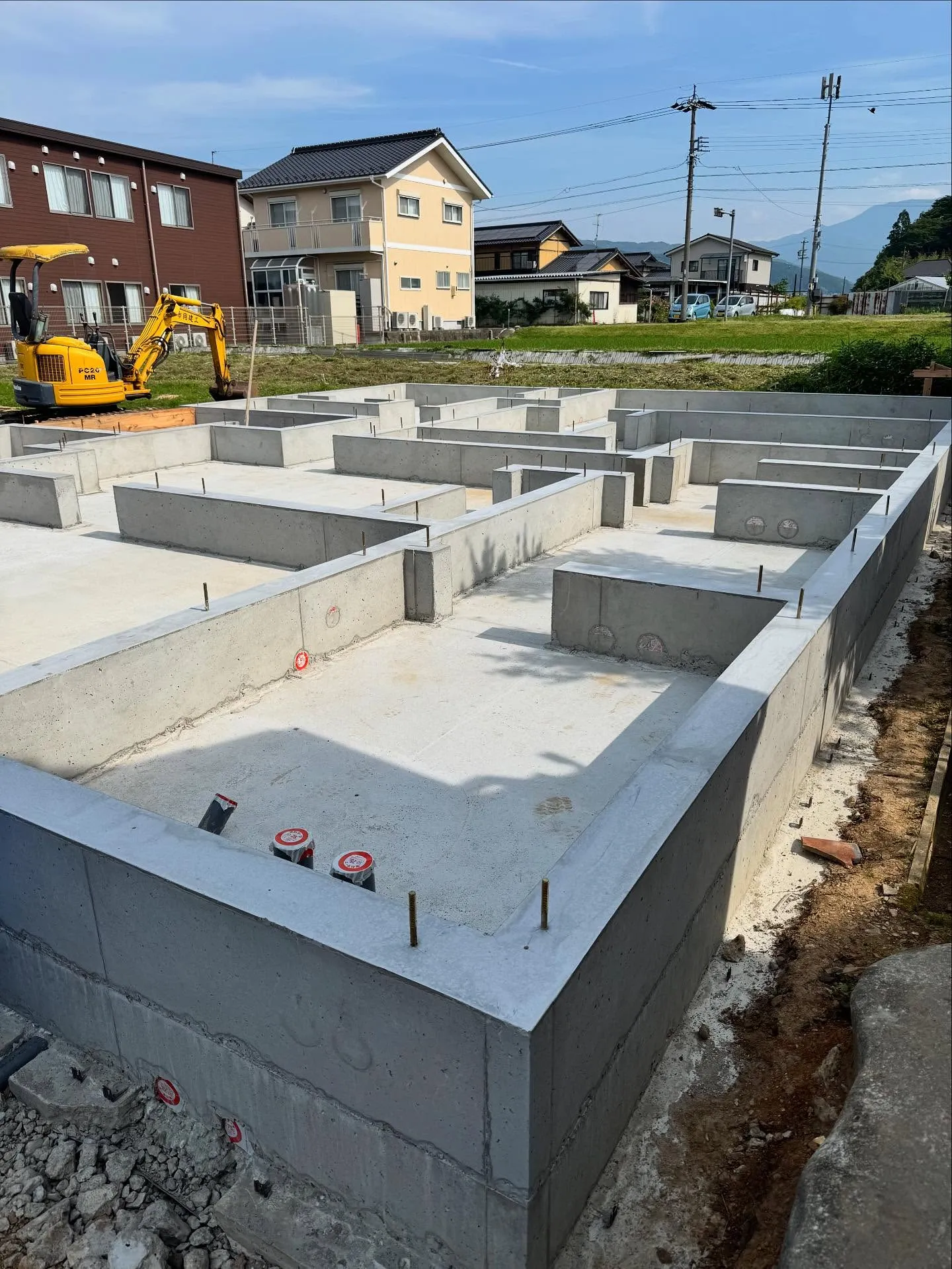 基礎工事も終盤です。